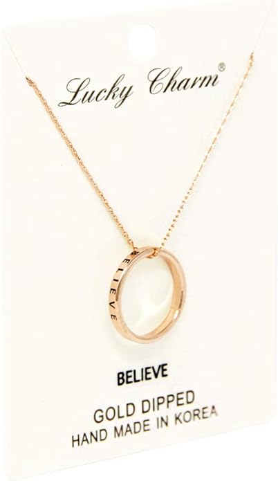 meplus女士励志雕刻戒指吊坠项链金银玫瑰金9种不同词汇